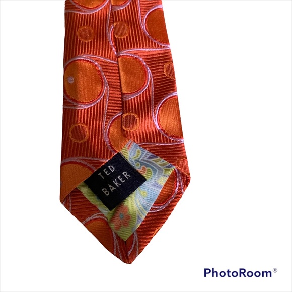 Ted Baker London Men's 100% Silk Tie - Picture 5 of 6